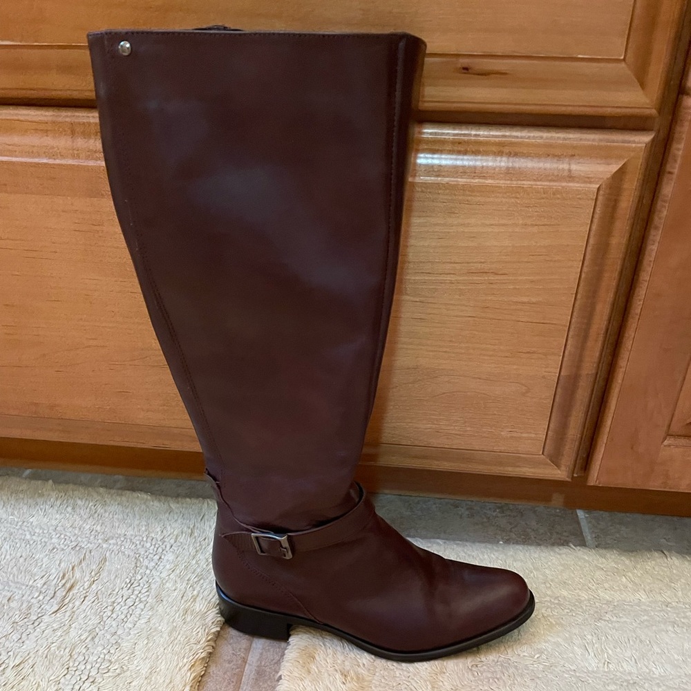 Coach and Four brown leather boots